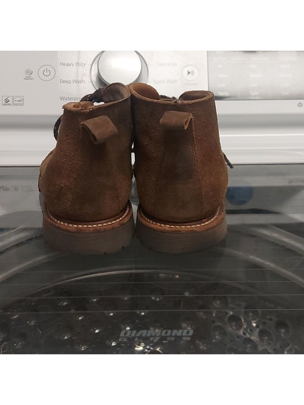 Armani Brown Roughout Suede Chukka Boots - Picture 5 of 13